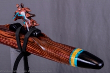 Brazilian Kingwood Native American Flute, Minor, Mid G-4, #K16I (11)